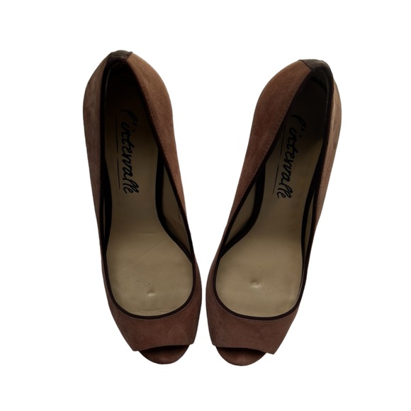 Suede Piptoe Heels - Picture 5 of 5